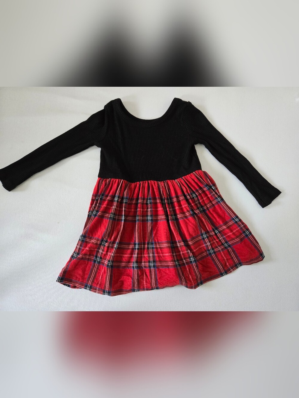 Little Sleepies Play Plaid Twirl Dress